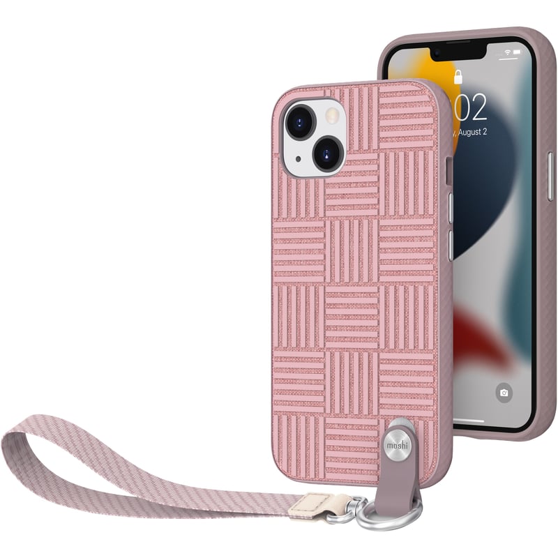 Moshi Altra Carrying Case Apple iPhone 13 Smartphone - Rose Pink - Thumbnail 1