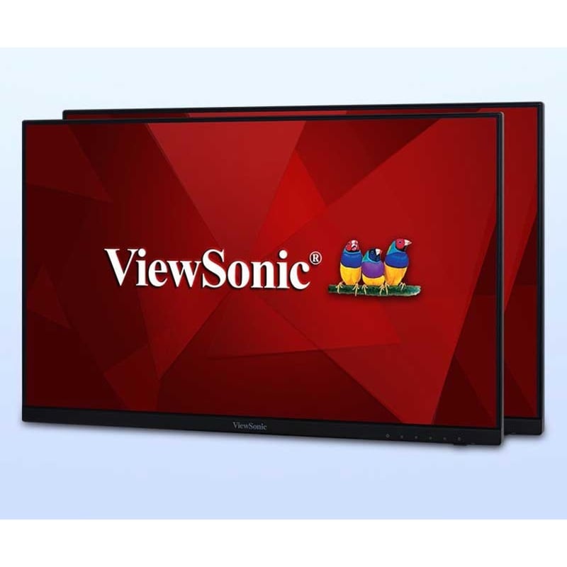 ViewSonic VA2256-MHD_H2 Dual Pack Head-Only 1080p IPS Monitors with Ultra-Thin Bezels, HDMI, DisplayPort and VGA for Home and Office - Thumbnail 4