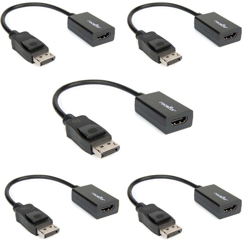 Rocstor DisplayPort/HDMI Audio/Video Adapter - Thumbnail 1