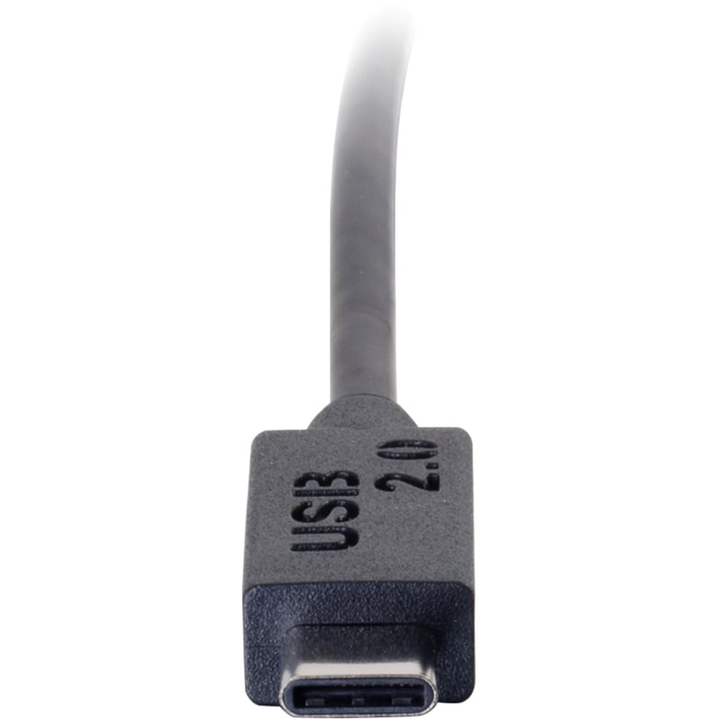 C2G 3ft USB C to USB B Cable - USB C to B Cable - USB 2.0 - 1A, 480Mbps - Black - M/M - Thumbnail 3