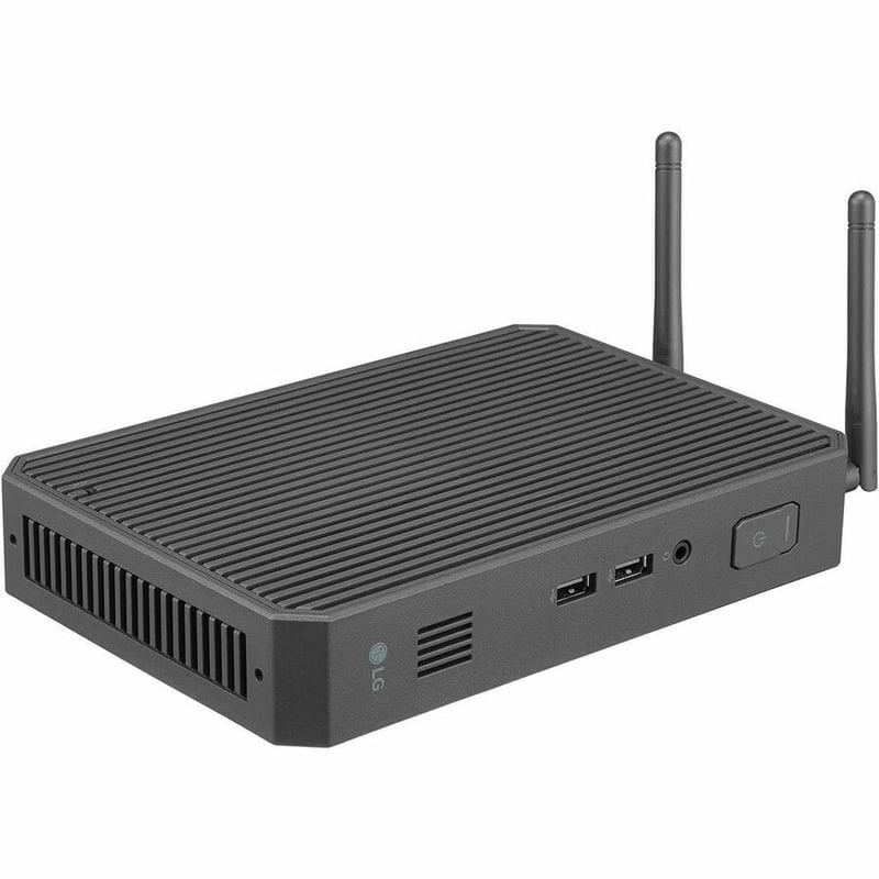 LG CQ601W-BP Thin Client - Intel Pentium N6005 Quad-core (4 Core) 2 GHz - Black - Thumbnail 3