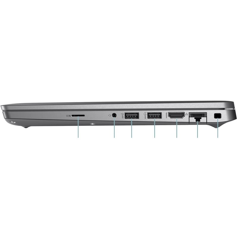 Dell Latitude 5000 5430 14" Notebook - Full HD - 60 Hz - Intel Core i5 12th Gen i5-1245U - vPro Technology - 16 GB - 256 GB SSD - English (US) Keyboard - Gray - Thumbnail 3