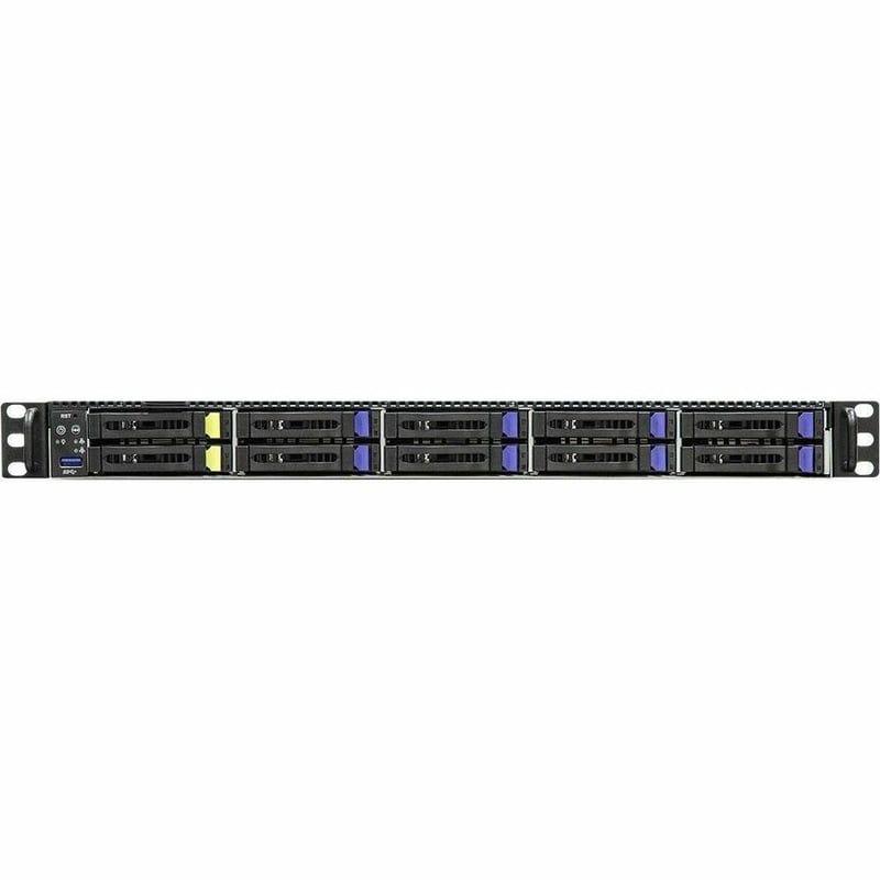 1U8S2E-ROME2T 1U RACKMOUNT STORAGE SERVER BAREBONE 2 BAYS NVME AND 8 BAYS SATA A - Thumbnail 3