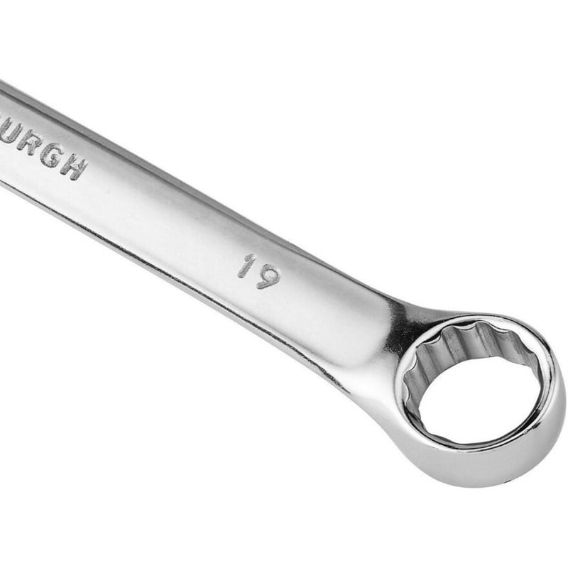 Pittsburgh Fully Polished Metric Combination Wrench Set, 9 Piece - Thumbnail 3