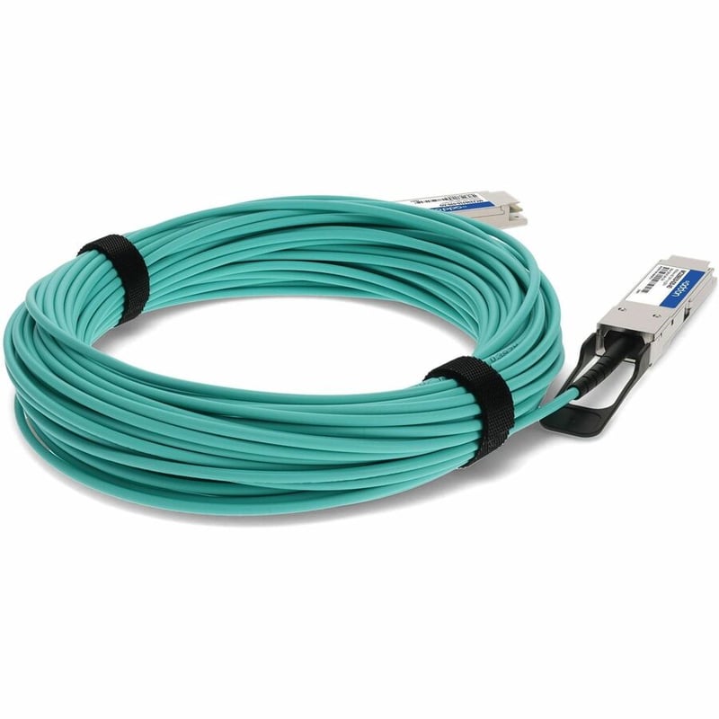 AddOn Mellanox MC2206310-020 Compatible TAA Compliant 40GBase-AOC QSFP+ to QSFP+ Direct Attach Cable (850nm, MMF, 20m) - Thumbnail 5