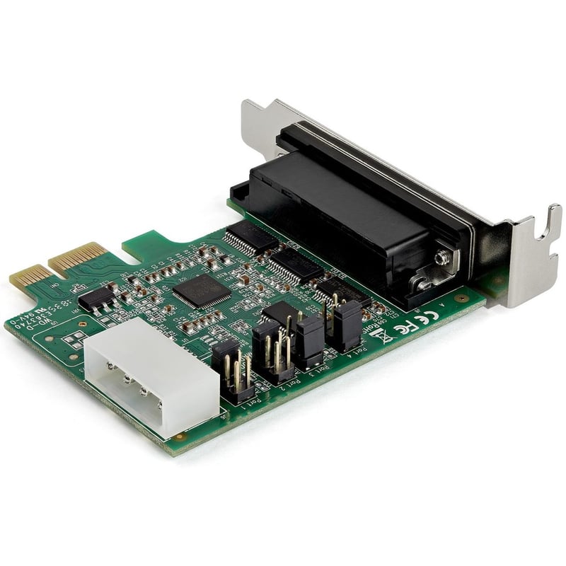 StarTech.com 4-port PCI Express RS232 Serial Adapter Card - PCIe Serial DB9 Controller Card 16950 UART - Low Profile - Windows/Linux - Thumbnail 5
