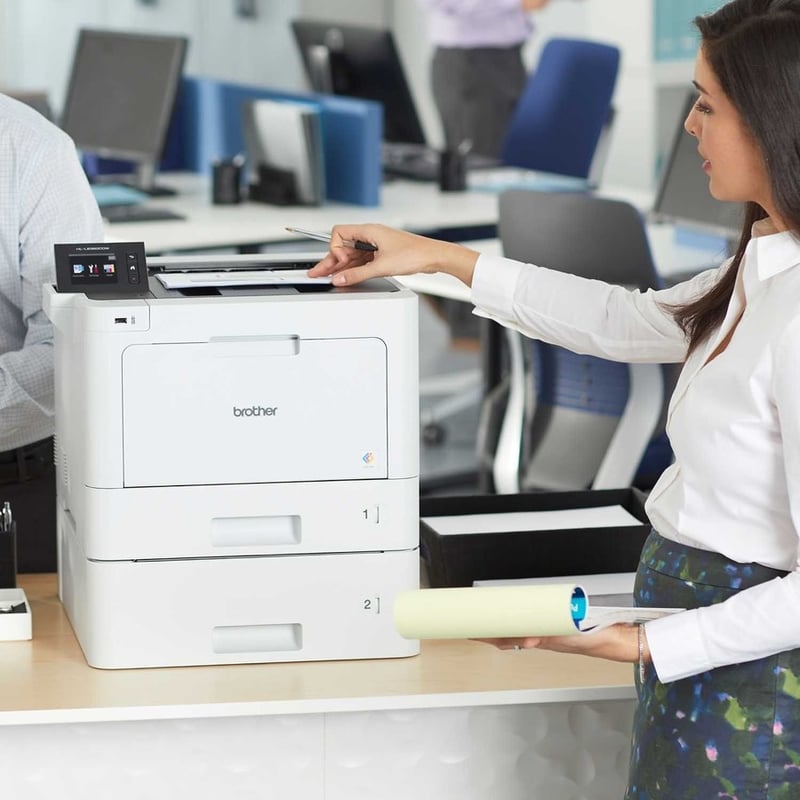 Brother Business Color Laser Printer HL-L8360CDWT - Wireless Networking - Dual Trays - Thumbnail 5