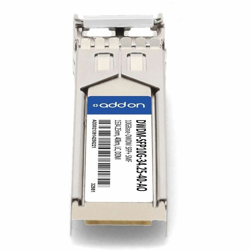 AddOn Cisco® DWDM-SFP10G-34.25 Compatible TAA 10GBase-DWDM SFP+ Transceiver C-Band 100GHz (SMF, 1534.25nm, 40km, LC, DOM) - Thumbnail 4
