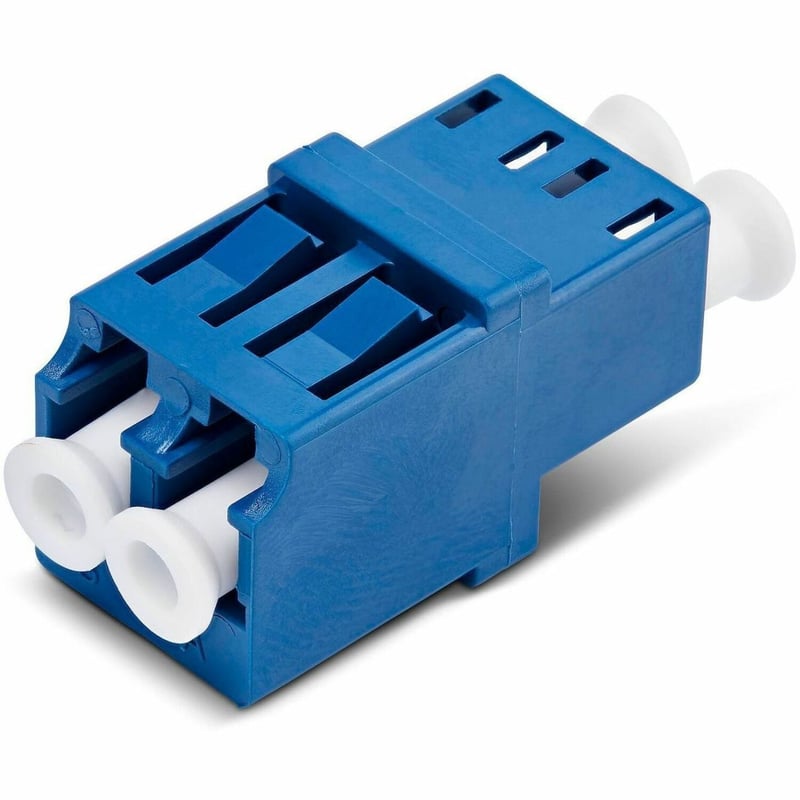 LC TO LC COUPLER LC/UPC DUPLEX SINGLE MODE LC FIBER COUPLER - Thumbnail 1