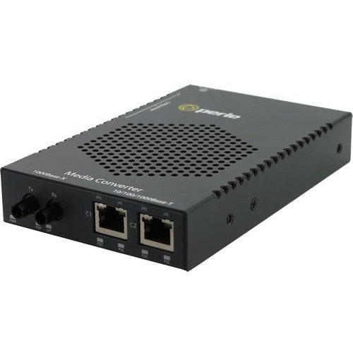 Perle S-1110DHP-ST2 Transceiver/Media Converter