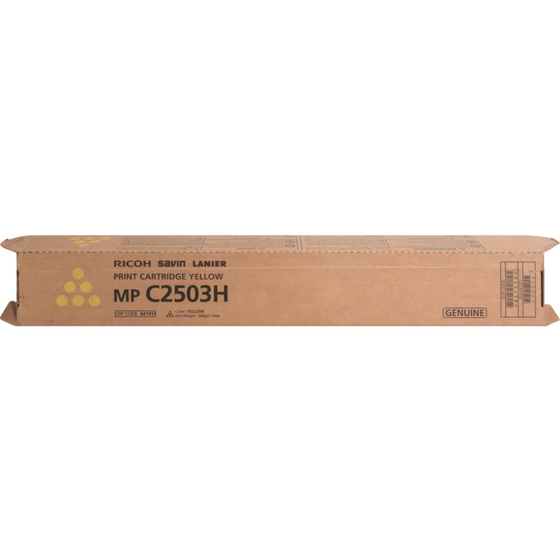 Ricoh Original Laser Toner Cartridge - Yellow - 1 Each - Thumbnail 1