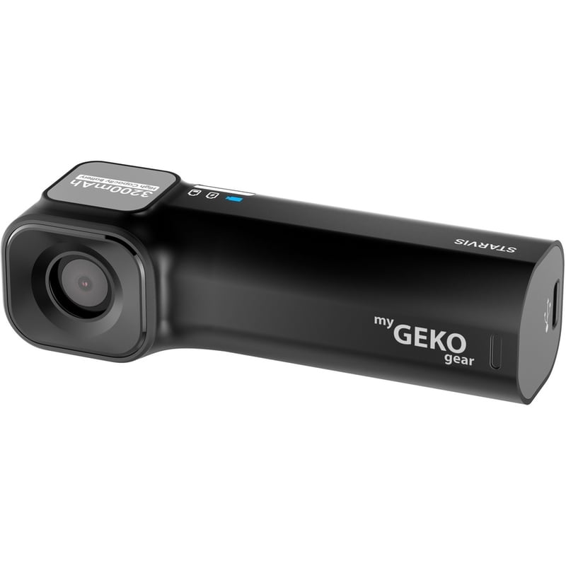 myGEKOgear by Adesso Moto Snap 1080p Motorcycle Camera with APP for Instant Video Access, Tilt Sensor for Incident Video Recording, SONY Starvis Sensor, 8.5 Hours Rechargable Battery, 32GB Storage - Thumbnail 4