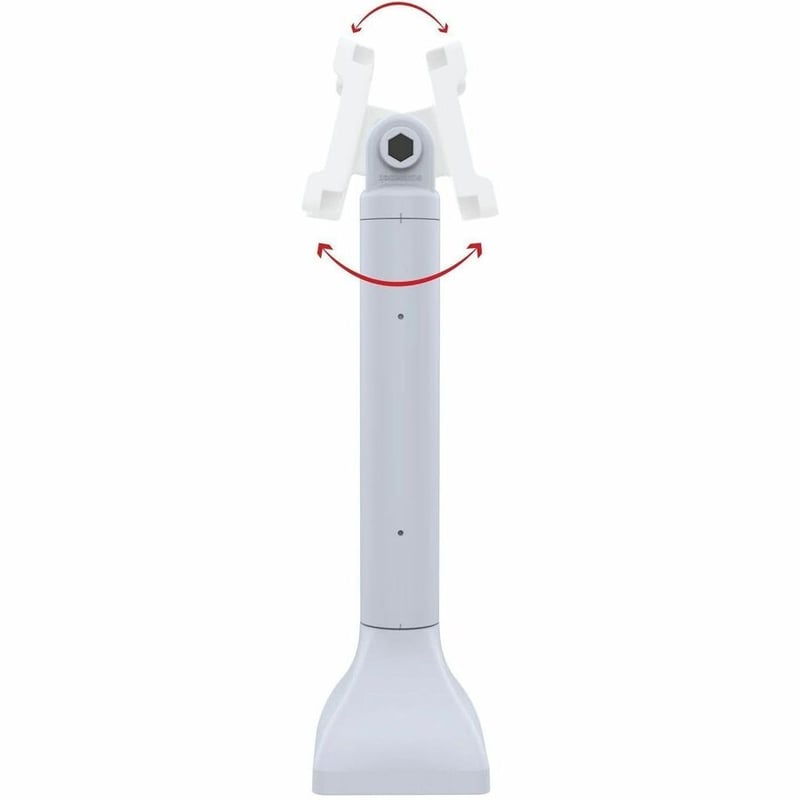 RAM PEDESTAL MOUNT WITH 75X75 VESA GREY 14IN POLE WITH CABLE - Thumbnail 2