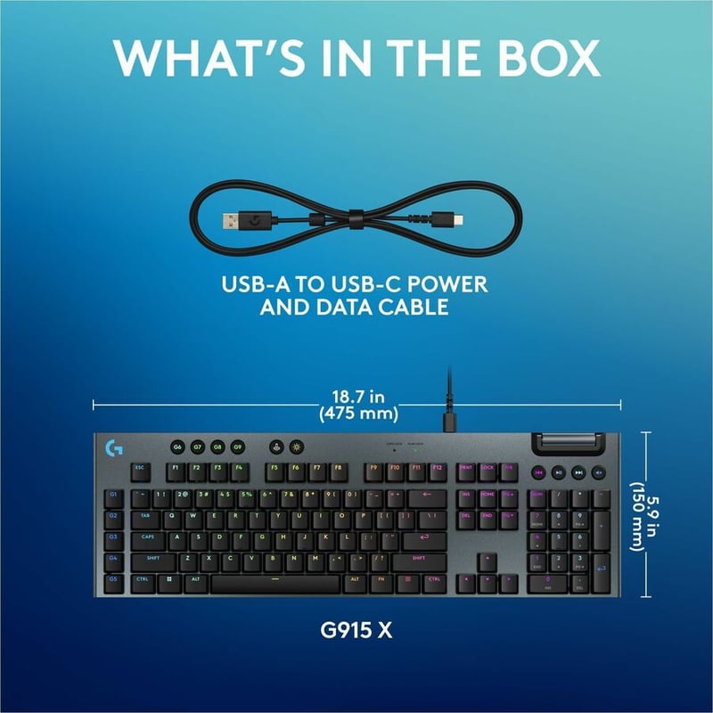 G915 X - LINEAR GAMING KEYBOARD
