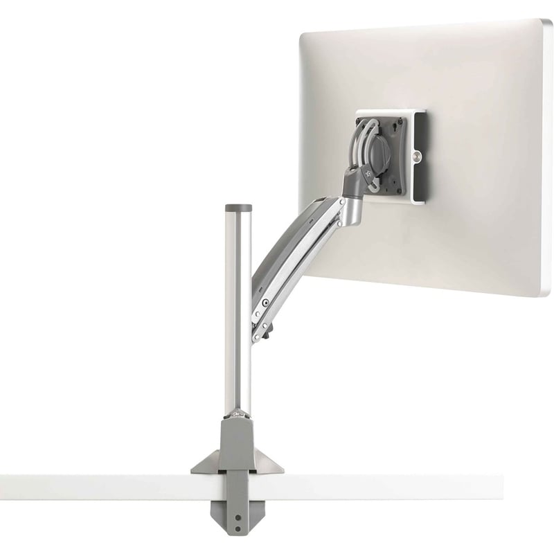 Chief Kontour K1C Dynamic Column Single Monitor Arm Desk Mount - For 10-30 Inch Monitors - Display Desk Mount - Silver - Thumbnail 2