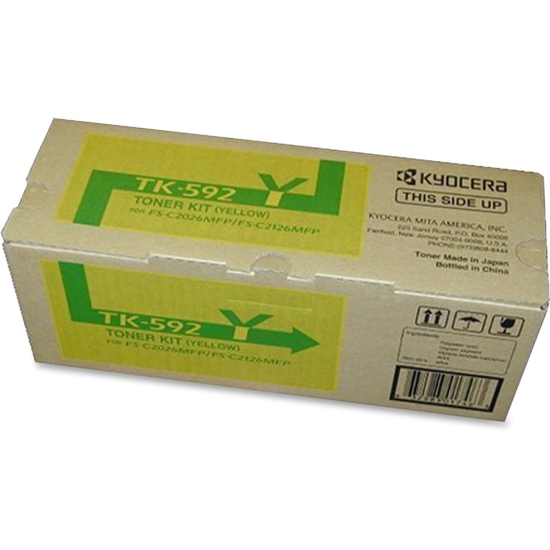 Kyocera TK-592Y Original Toner Cartridge - Thumbnail 1
