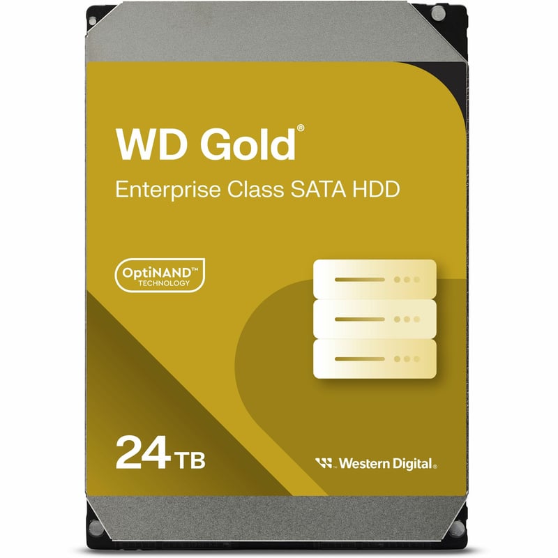 WD Gold WD241KRYZ 24 TB Hard Drive - 3.5" Internal - SATA (SATA/600) - Thumbnail 1