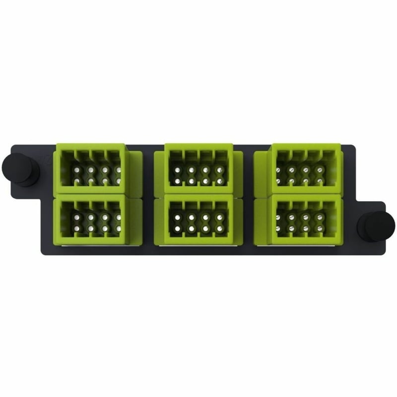 Ortronics Infinium acclAIM, Fiber Conversion Adapter Panels, 48 Fiber, Lime Green - Thumbnail 1