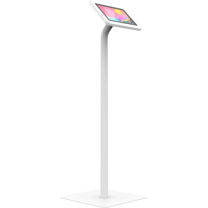 The Joy Factory Elevate II Floor Stand Kiosk for Galaxy Tab A 10.1 (2019) (White) - Thumbnail 1