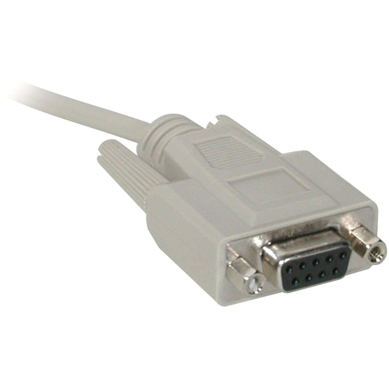 C2G 6ft DB9 M/F Extension Cable - Beige - Thumbnail 2