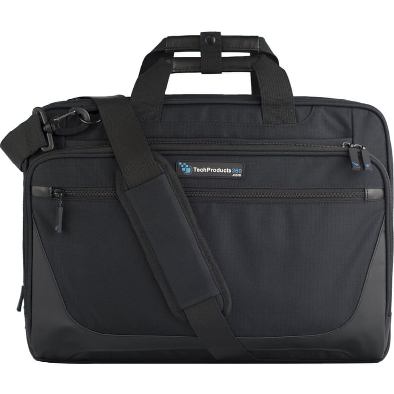 TechProducts360 Tech Brief Carrying Case (Briefcase) for 15.6" Notebook - Thumbnail 2