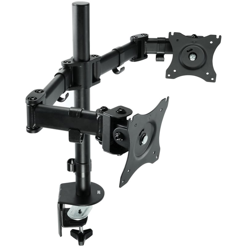 3M Clamp Mount for Monitor - Black - Thumbnail 1
