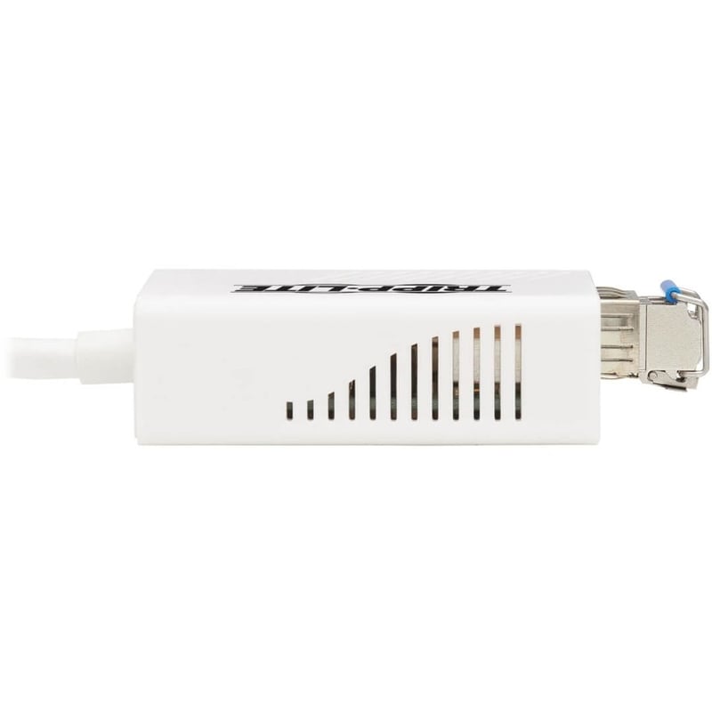 Eaton Tripp Lite Series USB 2.0 Ethernet NIC Adapter - 10/100 Mbps, 100Base-FX, LC, Multimode Fiber, White - Thumbnail 5