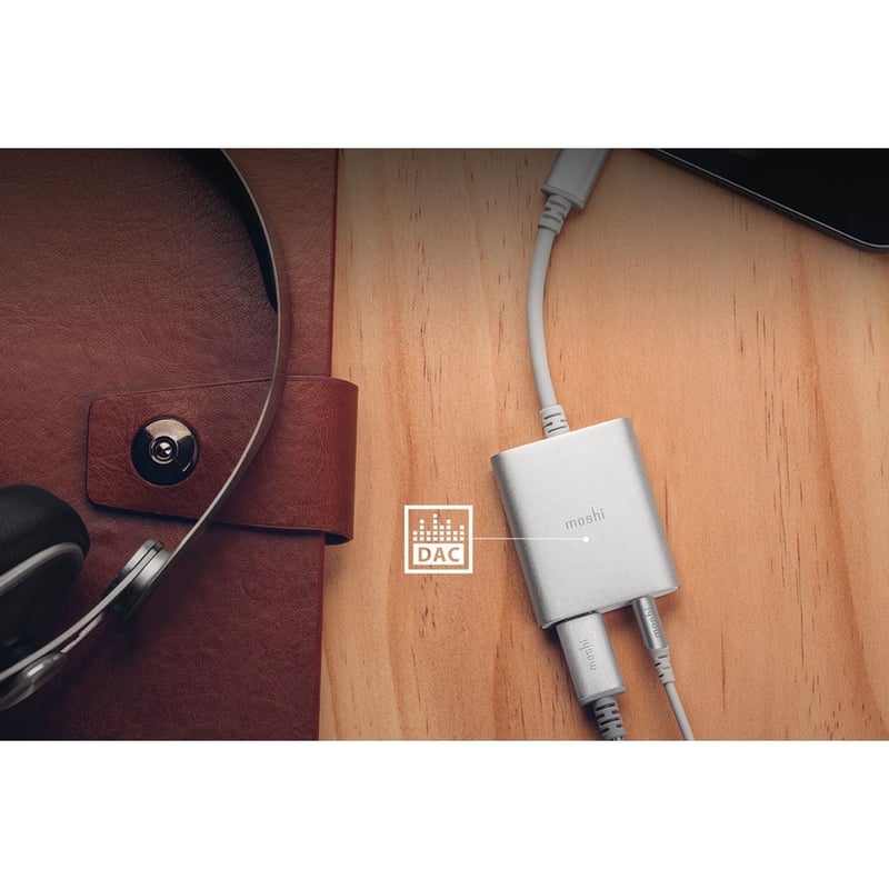 Moshi USB-C Audio Adapter w/Charging - Thumbnail 3