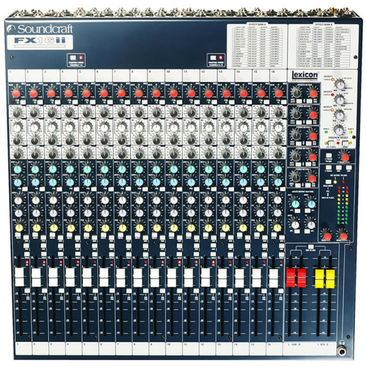Soundcraft FX16ii Audio Mixer - Thumbnail 3