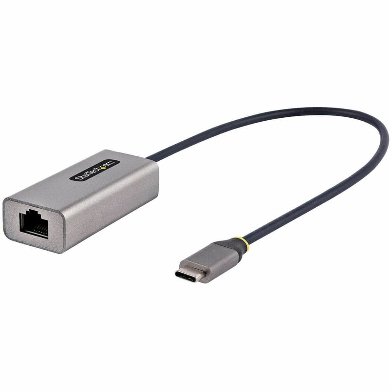 StarTech.com USB-C to Ethernet Adapter, 10/100/1000 Mbps, Gigabit Network Adapter, ASIX AX88179A, 1ft/30cm Cable, Windows/macOS/Linux - Thumbnail 1