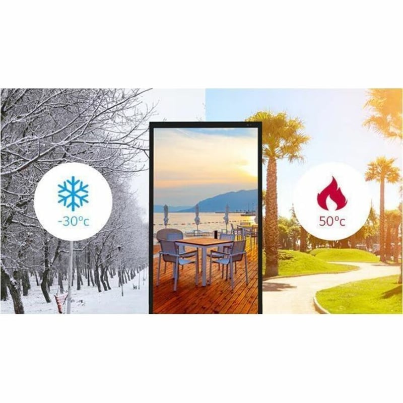 55IN LCD OUTDOOR 1920X1080 WEBOS 6.1 HDMI DP RJ45 RS232 - Thumbnail 4