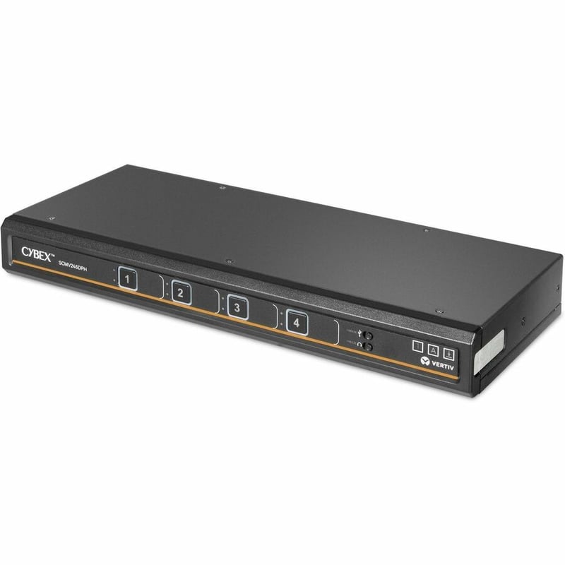 Vertiv Cybex Secure MultiViewer KVM Switch | 4 port | NIAP Approved | Dual AC - Thumbnail 3
