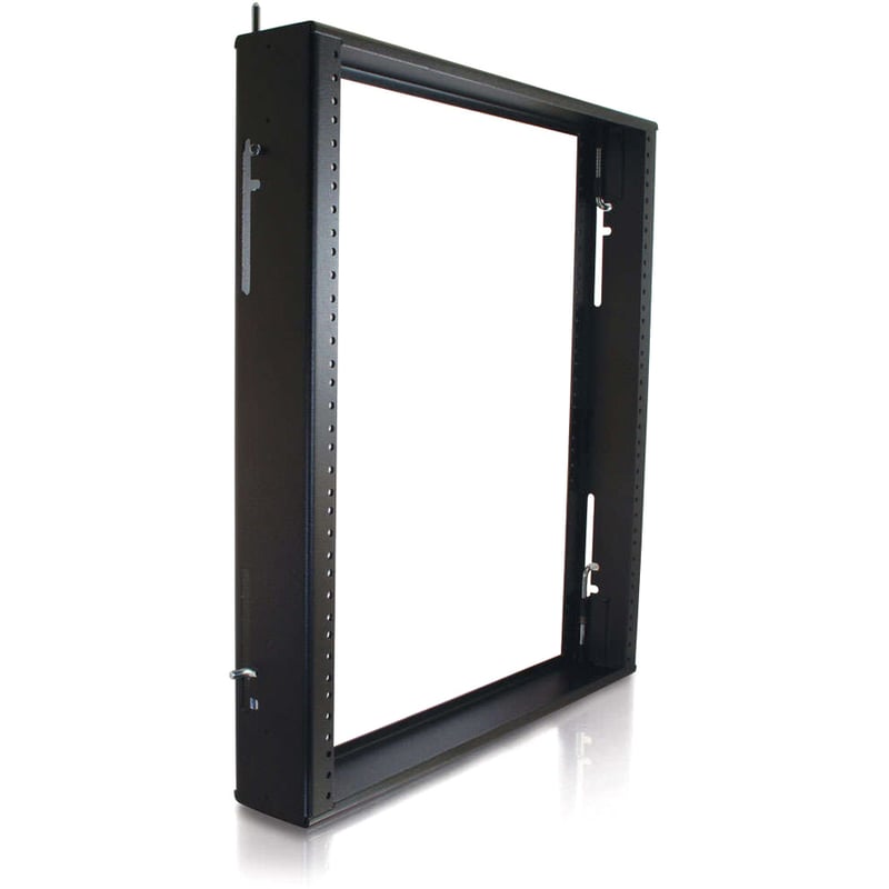 C2G APW 12u x 18in Swing Out Wallmount Rack - Black - Thumbnail 4