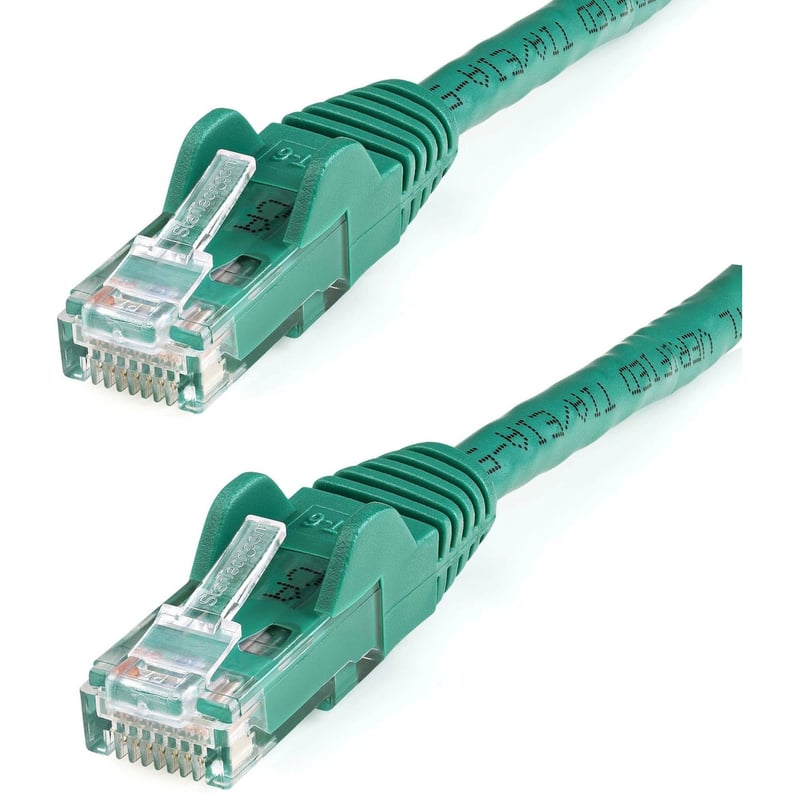 StarTech.com 15ft CAT6 Ethernet Cable - Green Snagless Gigabit - 100W PoE UTP 650MHz Category 6 Patch Cord UL Certified Wiring/TIA - Thumbnail 1