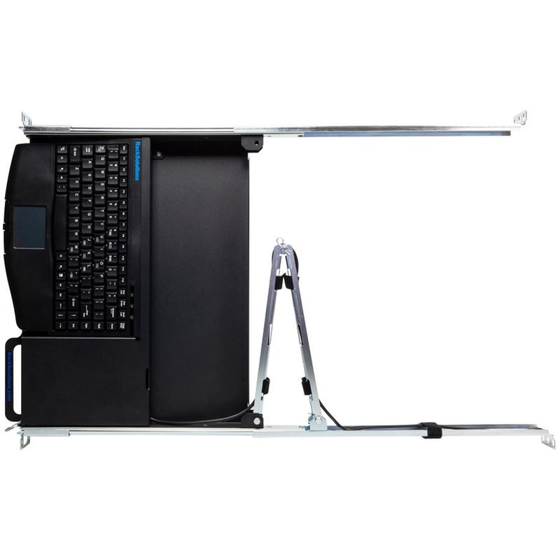 Rack Solutions 1U Sliding Keyboard Shelf with USB Keyboard - Thumbnail 5