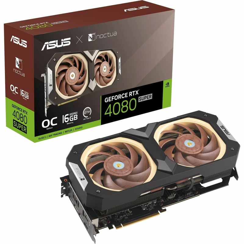 Asus NVIDIA GeForce RTX 4080 SUPER Graphic Card - 16 GB GDDR6X - Thumbnail 1