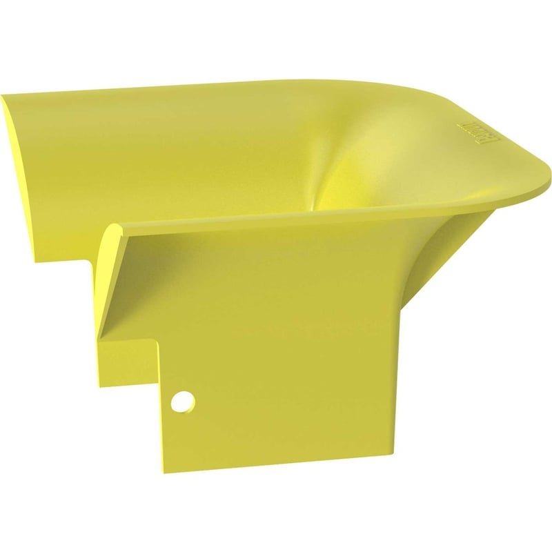 Panduit 3-Sided Vertical Tee Trumpet Spillout, Yellow - Thumbnail 2