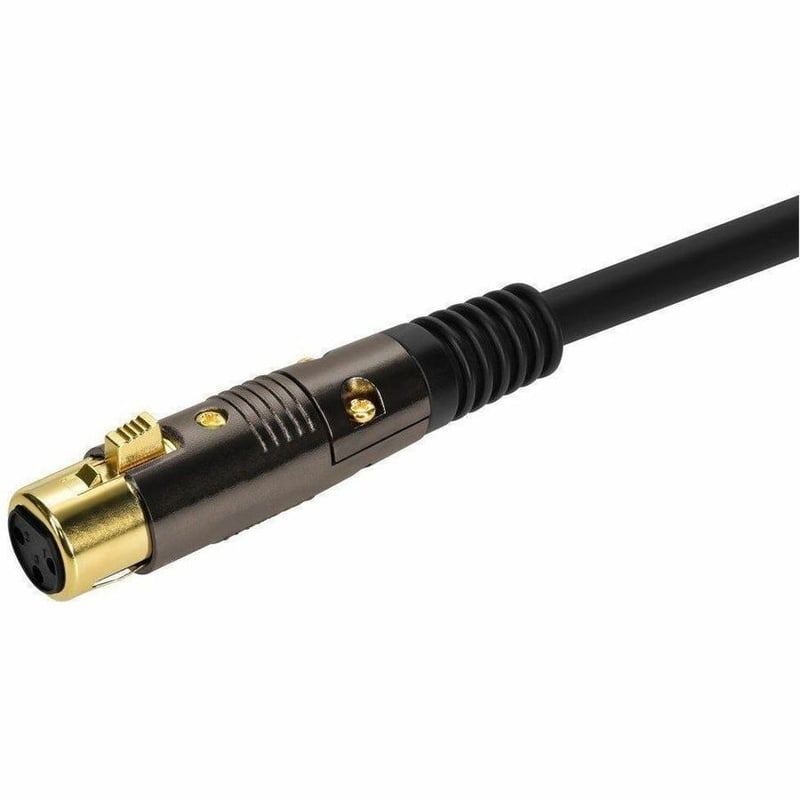 MONOPRICE 1.5FT PREMIER SERIES XLR MALE TO XLR FEMALE 16AWG CABLE (GOLD PLATED) - Thumbnail 2