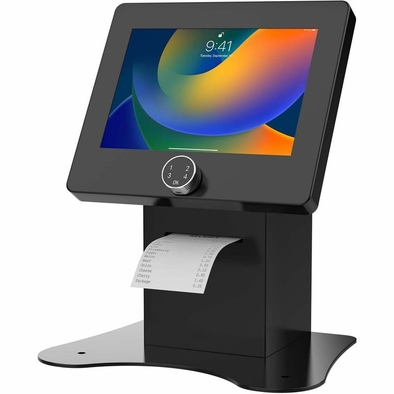 CTA Digital Digital Password Combination Security Desk Mount w/ Printer Shelf Compartment - Thumbnail 1