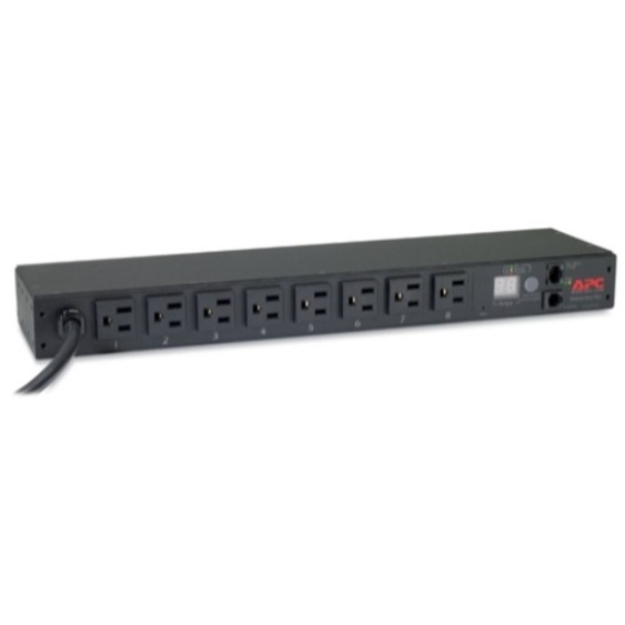 APC by Schneider Electric Rack PDU, Metered, 1U, 15A, 100/120V, (8) 5-15 - Thumbnail 3