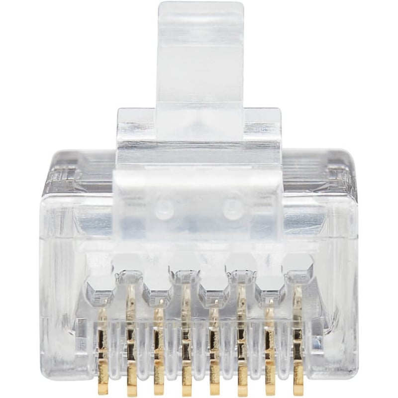 Tripp Lite by Eaton Cat6 RJ45 Pass-Through UTP Modular Plug, 100 Pack - Thumbnail 4