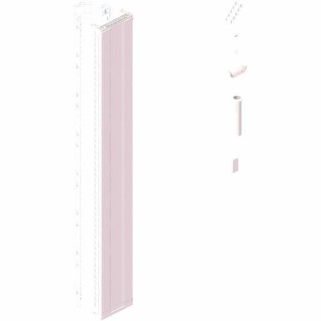 Ortronics MM20 Vertical Cable Manager with Door, 12" Wide, for 8 ft (51U) Rack, Black