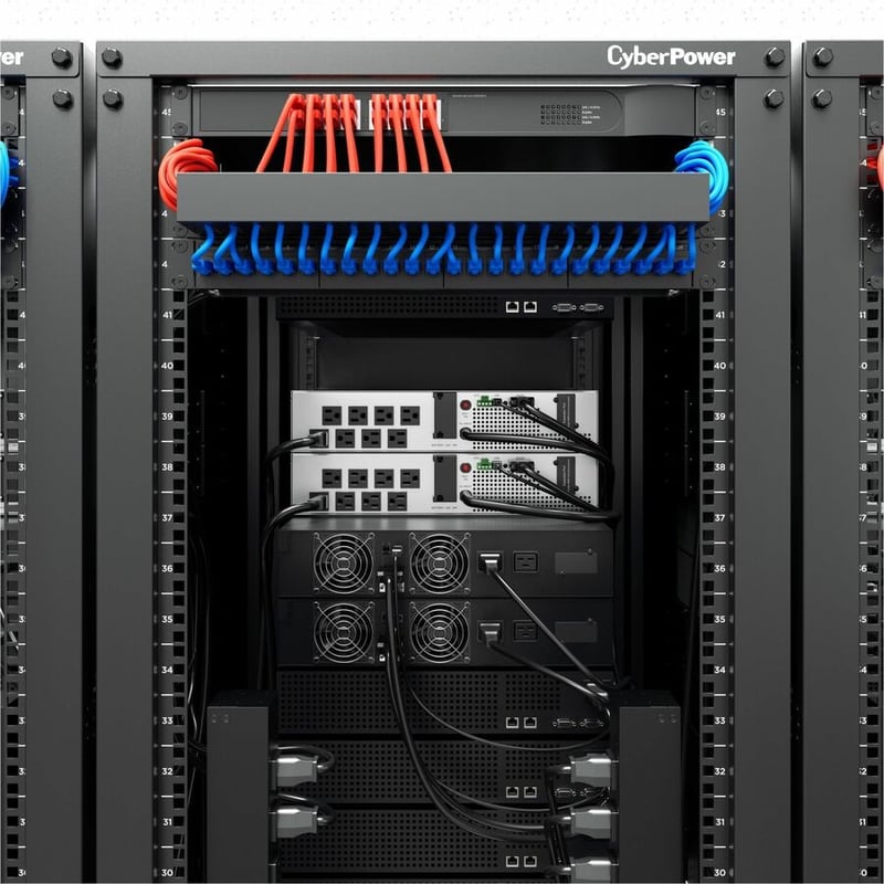CYBERPOWER OL1KRM UPS 1000VA/800W 5-15P 2U RACKMOUNT - Thumbnail 4