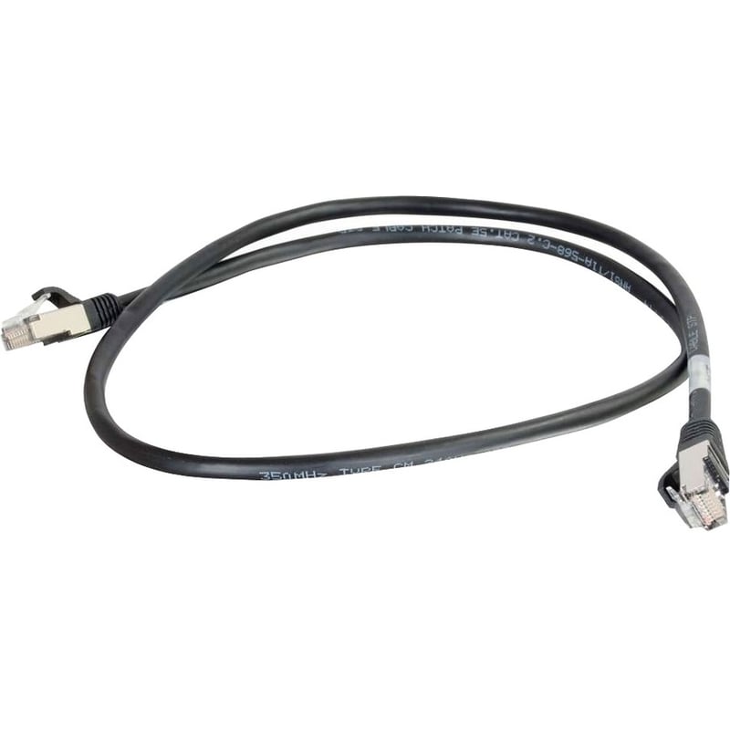 75FT CAT5E MOLDED STP CABLE-BLK - Thumbnail 2