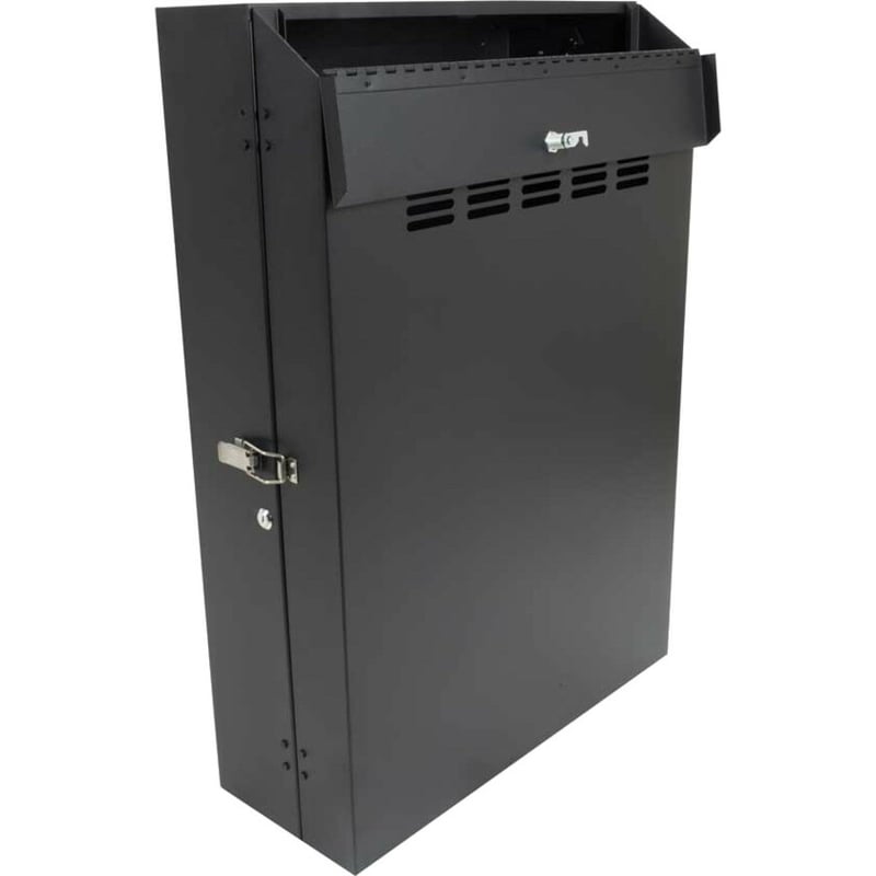 Rack Solutions 5U Secure Vertical Wall Mount with Hinged Door 30in Deep - Thumbnail 5