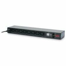 APC by Schneider Electric Rack PDU, Switched, 1U, 12A/208V, 10A/230V, (8)C13 - Thumbnail 1