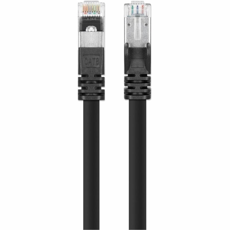 CAT8.1 S/FTP NETWORK PATCH CABLE, 25 FT., BLACK - Thumbnail 4