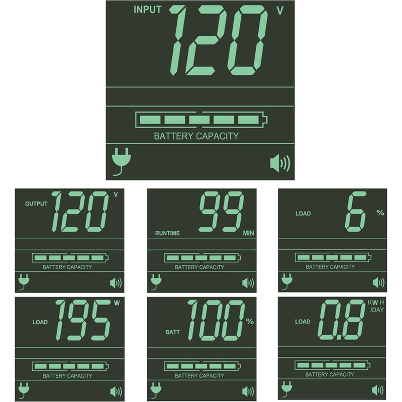 Tripp Lite by Eaton UPS TAA-Compliant SmartPro 120V 3kVA 2.88kW Line-Interactive Sine Wave UPS 2U Rack/Tower Extended Run Pre-Installed WEBCARDLX Network Interface LCD USB DB9 Serial - Thumbnail 4