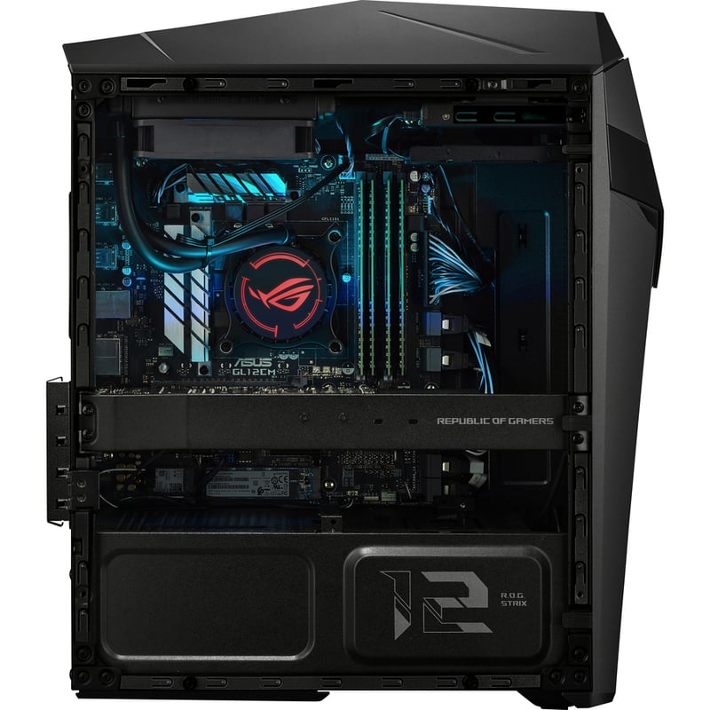Asus ROG Strix GL12 GL12CX-XB781 Gaming Desktop Computer - Intel Core i7 9th Gen i7-9700K - 16 GB - 1 TB SSD - Tower - Iron Gray - Thumbnail 4