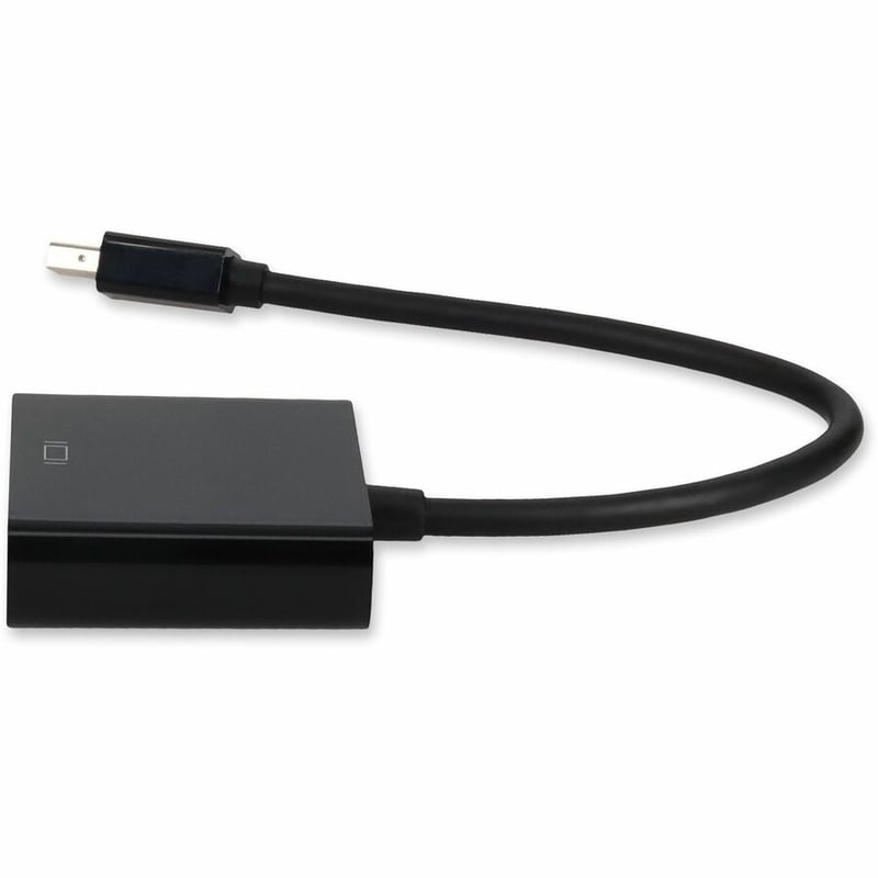 Mini-DisplayPort 1.1 Male to DVI-I (29 pin) Female Black Adapter For Resolution Up to 1920x1200 (WUXGA) - Thumbnail 2